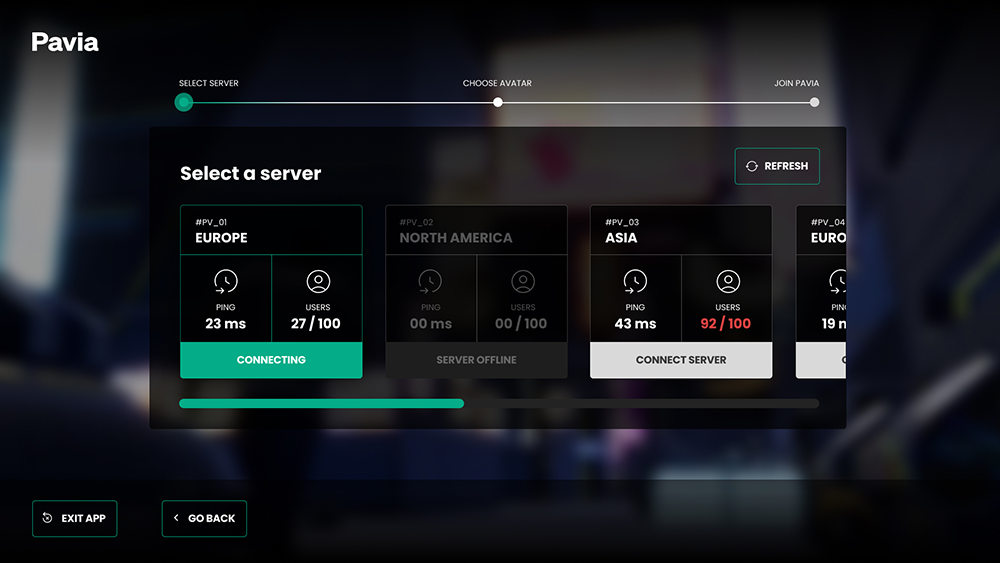 Pavia UI Design