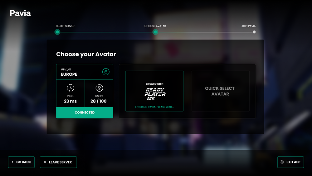 Pavia UI Design